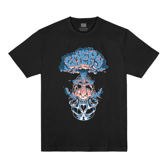 Polera Oficial Emery - Skull Bomb - Negro