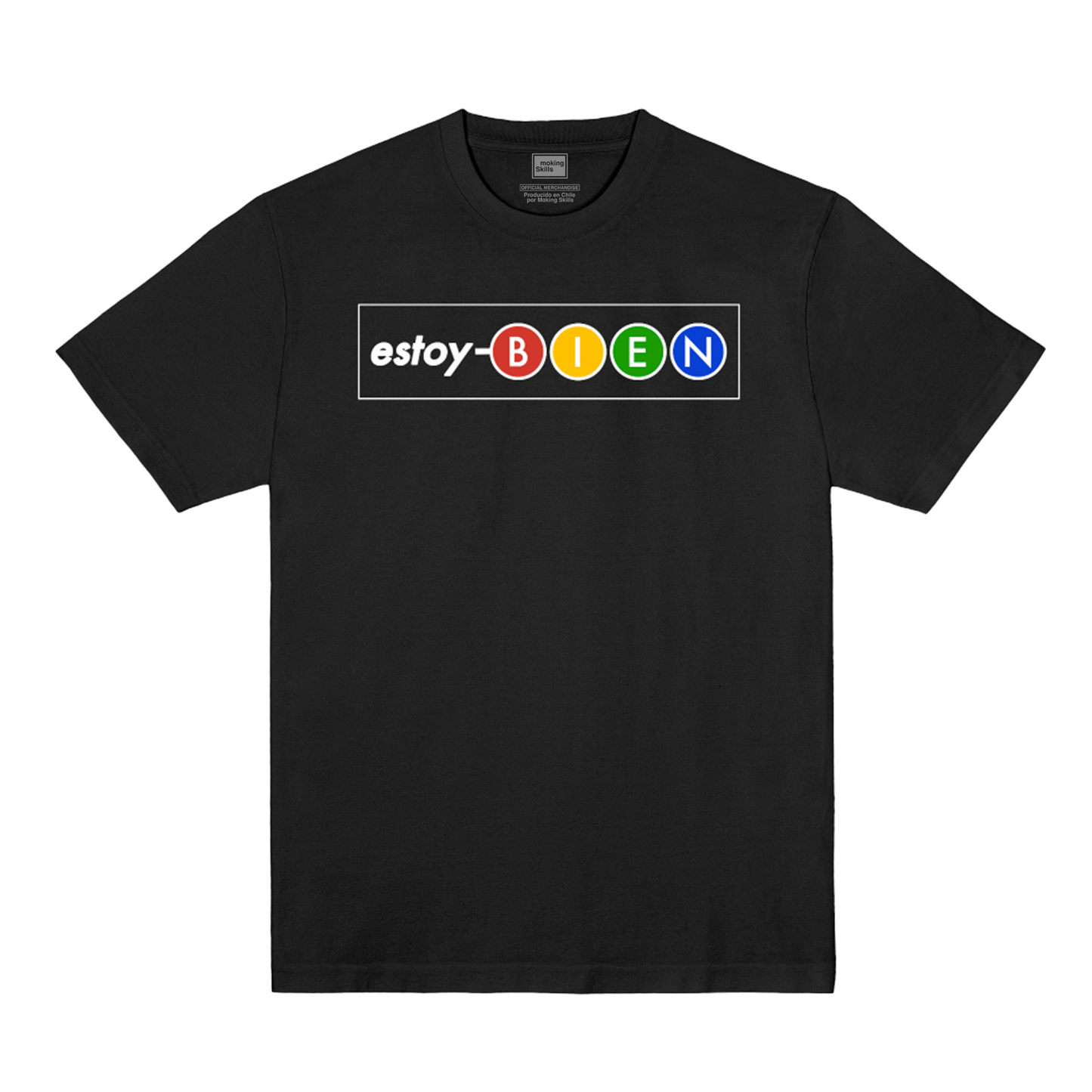 Polera Oficial Estoy Bien - Take Off Your Pants - Negro
