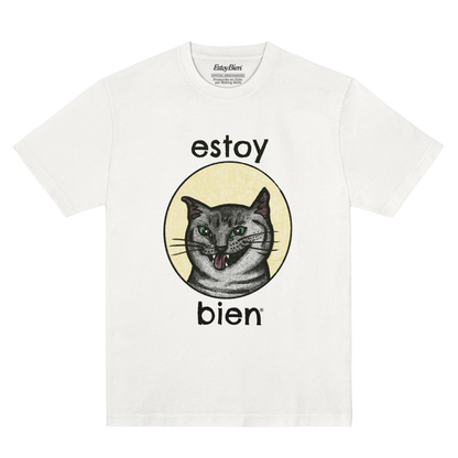 Polera Oficial Estoy Bien - Gato - Blanco