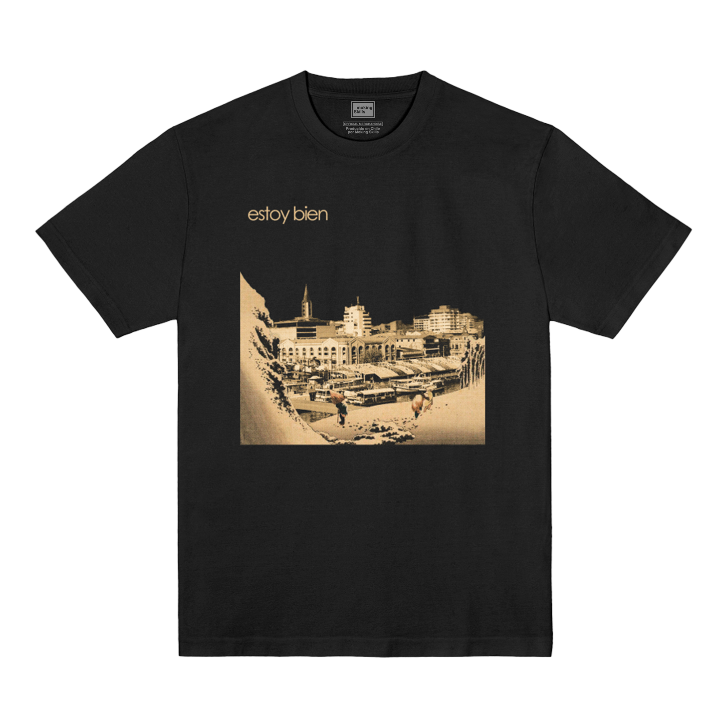 Polera Oficial Estoy Bien - Pinkerton - Negro