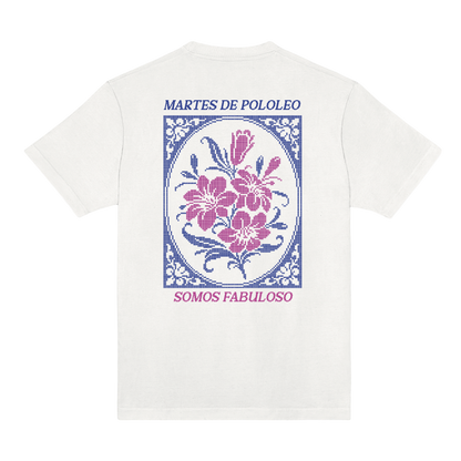 Polera Oficial Fabuloso - Martes de Pololeo 2 - Blanco
