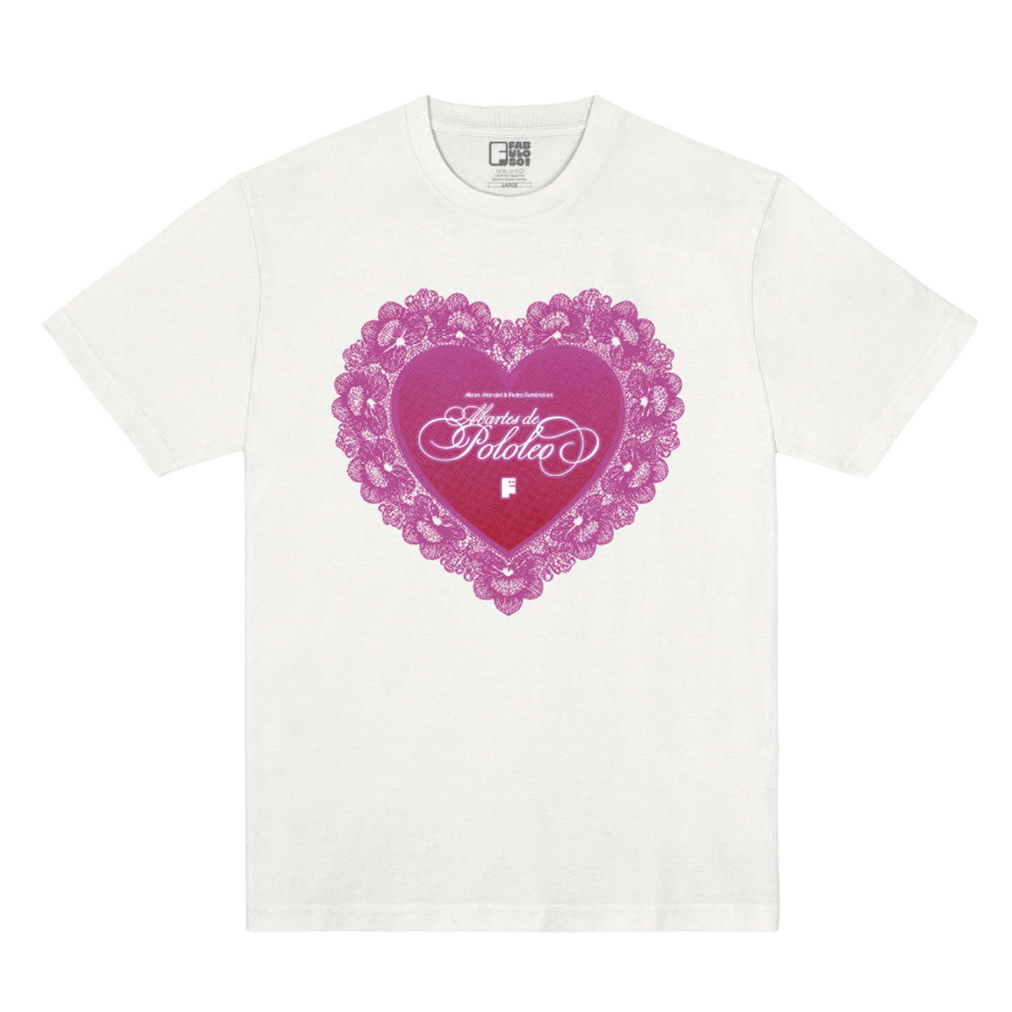 Polera Oficial Fabuloso - Martes de Pololeo Coquett - Blanco