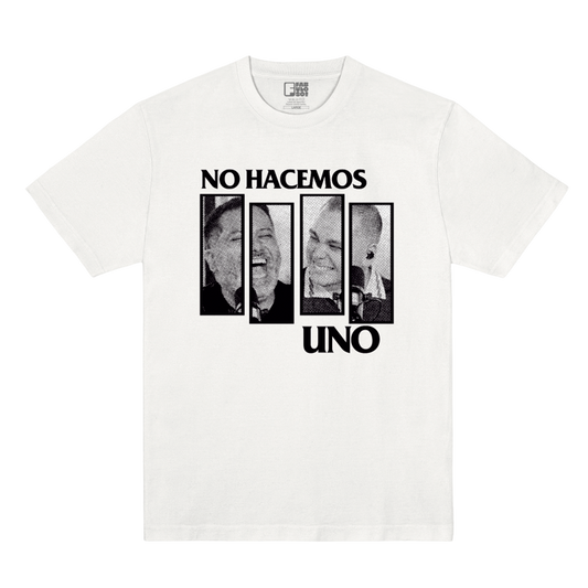 Polera Oficial Fabuloso - No Hacemos Uno - Blanco