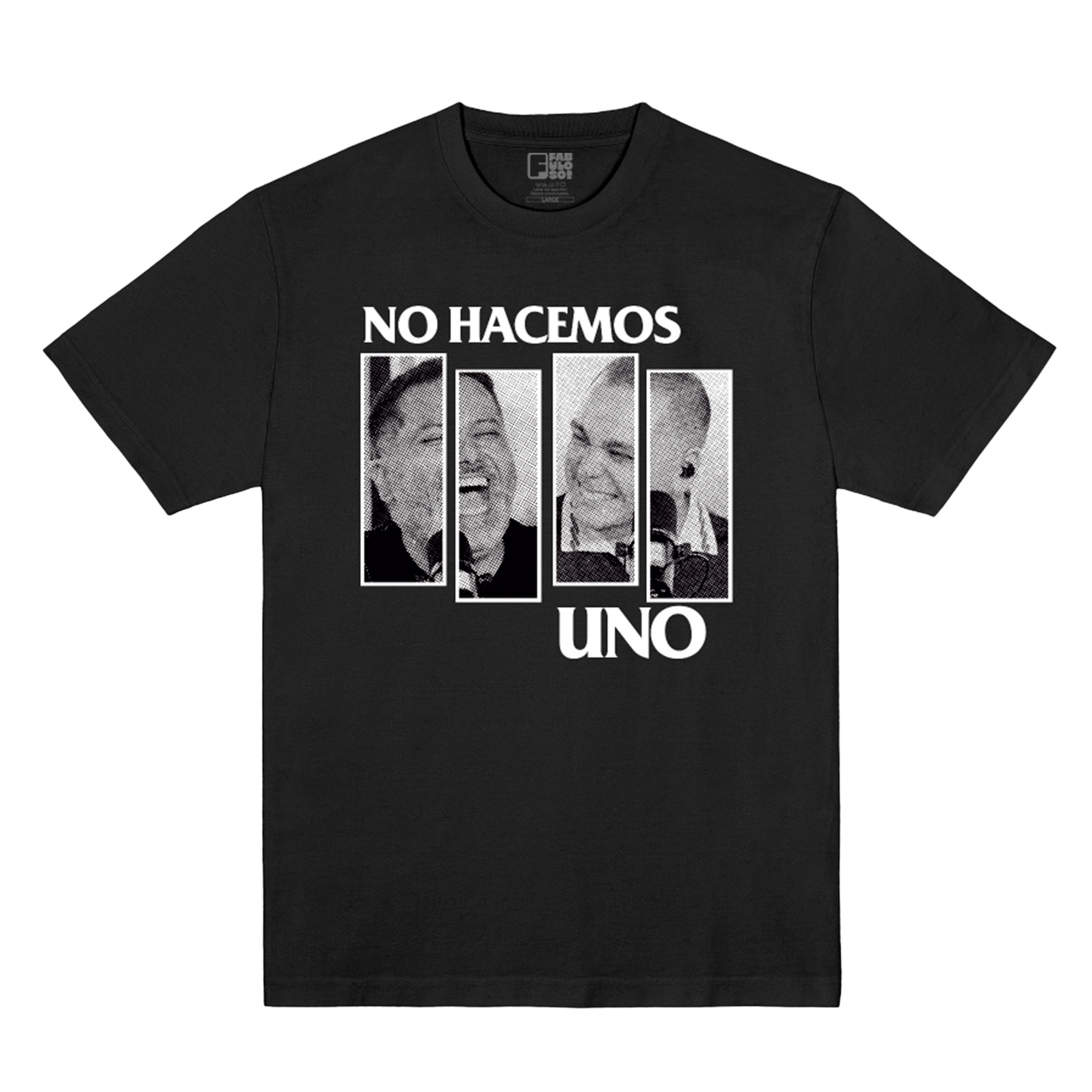 Polera Oficial Fabuloso - No Hacemos Uno - Negro