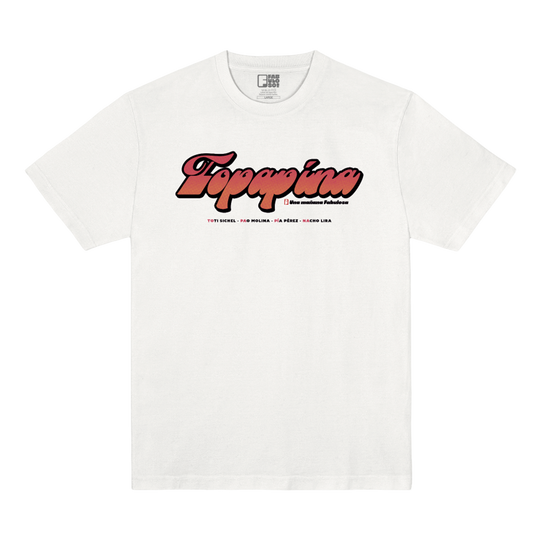 Polera Oficial Fabuloso - Topapina - Blanco