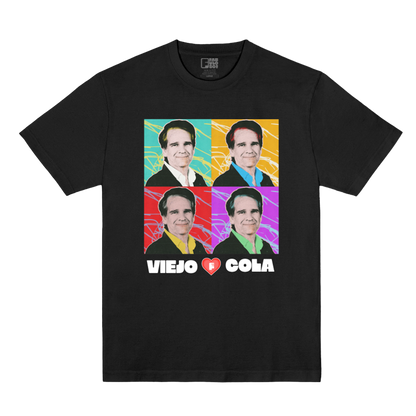 Polera Oficial Fabuloso - Viejo Cola - Negro