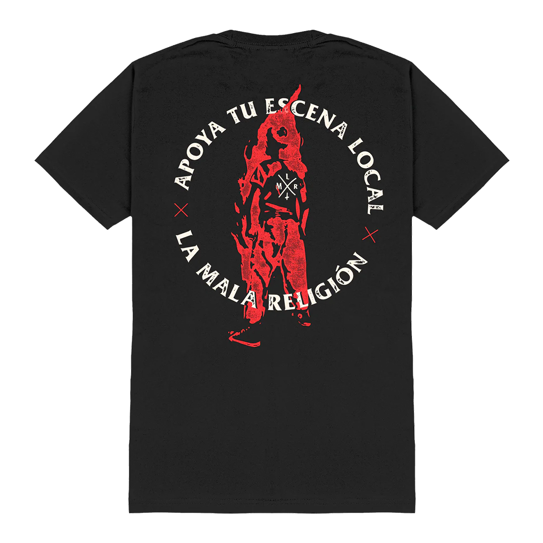 Polera Oficial La Mala Religión - Logo Negro