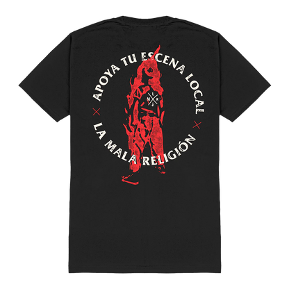 Polera Oficial La Mala Religión - Logo Negro