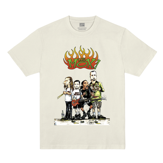Polera Oficial Los Mox - Se me Acumuló el Mox - Beige