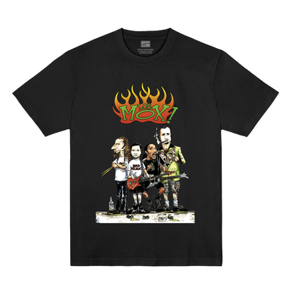 Polera Oficial Los Mox - Se me Acumuló el Mox - Negro