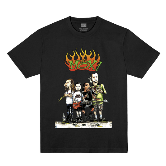 Polera Oficial Los Mox - Se me Acumuló el Mox - Negro