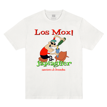 Los Mox! - Pack - Polera Japiagüer - Blanco + CD Japiagüer