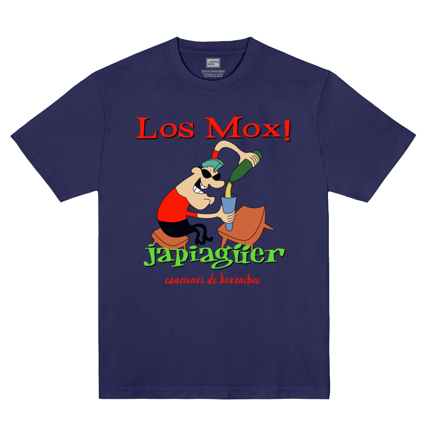 Polera Oficial Los Mox - Japiagüer - Azul Marino