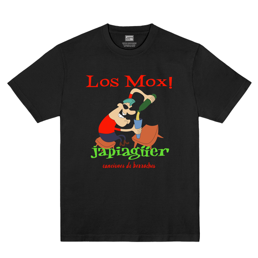 Polera Oficial Los Mox - Japiagüer - Negro