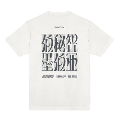 Polera Oficial Toe - Latin American Tour 2026 - Blanco