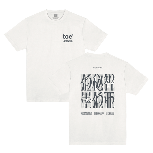 Polera Oficial Toe - Latin American Tour 2026 - Blanco