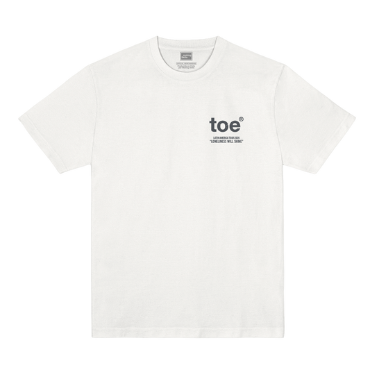 Polera Oficial Toe - Latin American Tour 2026 - Blanco