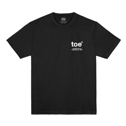 Polera Oficial Toe - Latin American Tour 2026 - Negro