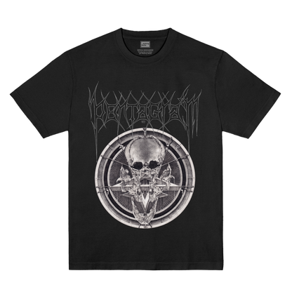 Polera Oficial Pentagram Chile - Past, Present and Future - Negro