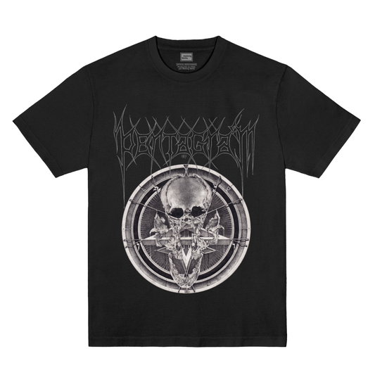 Polera Oficial Pentagram Chile - Past, Present and Future - Negro
