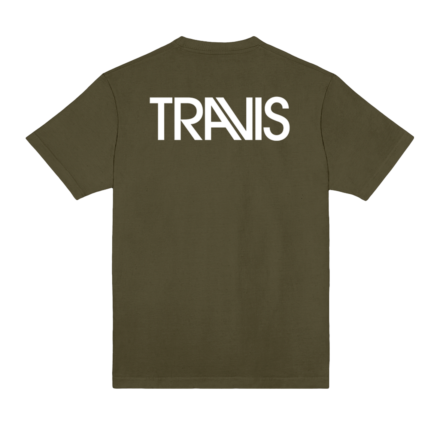 Polera Oficial Travis - Estrella - Verde Olivo