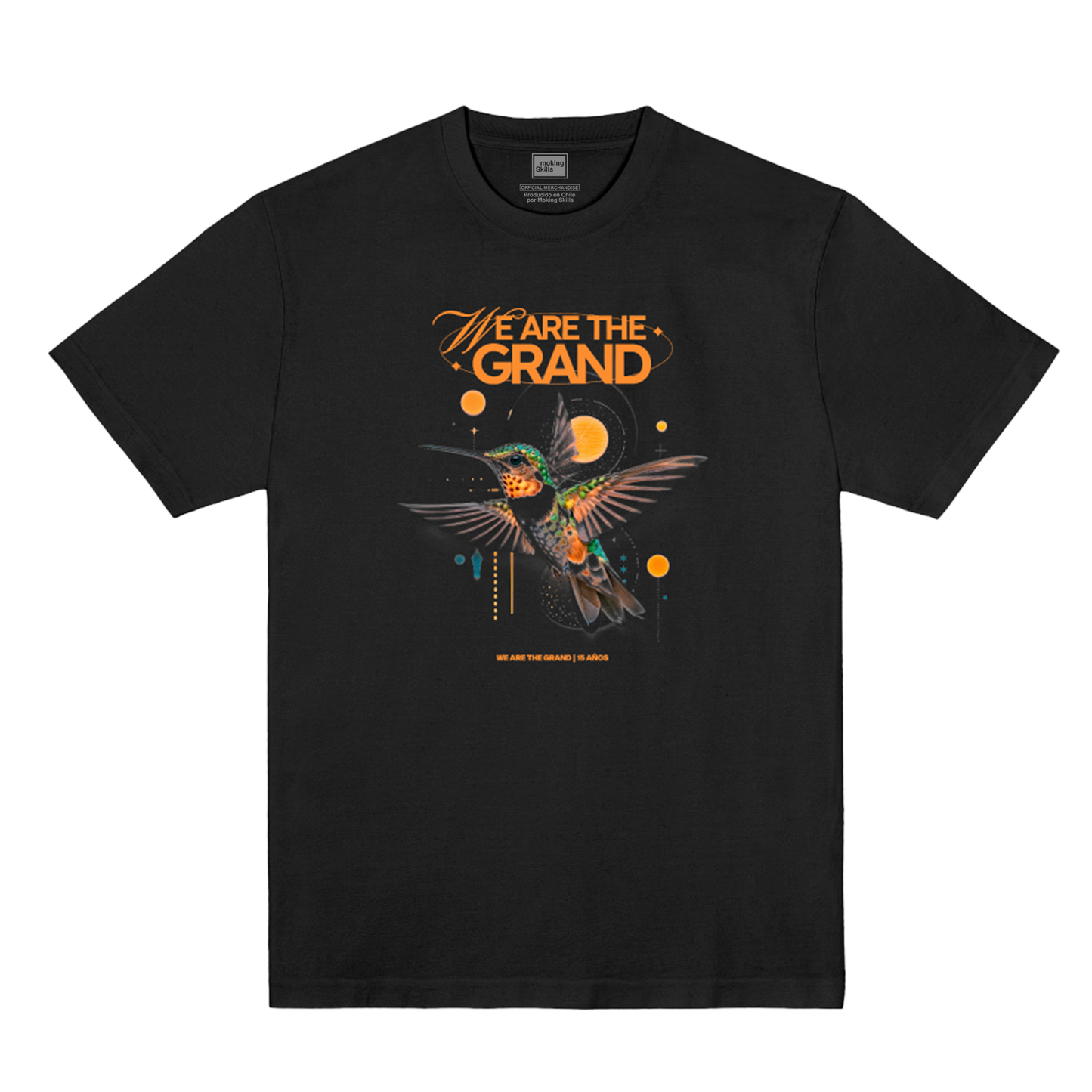 Polera We Are The Grand Oficial - Colibrí - Negro