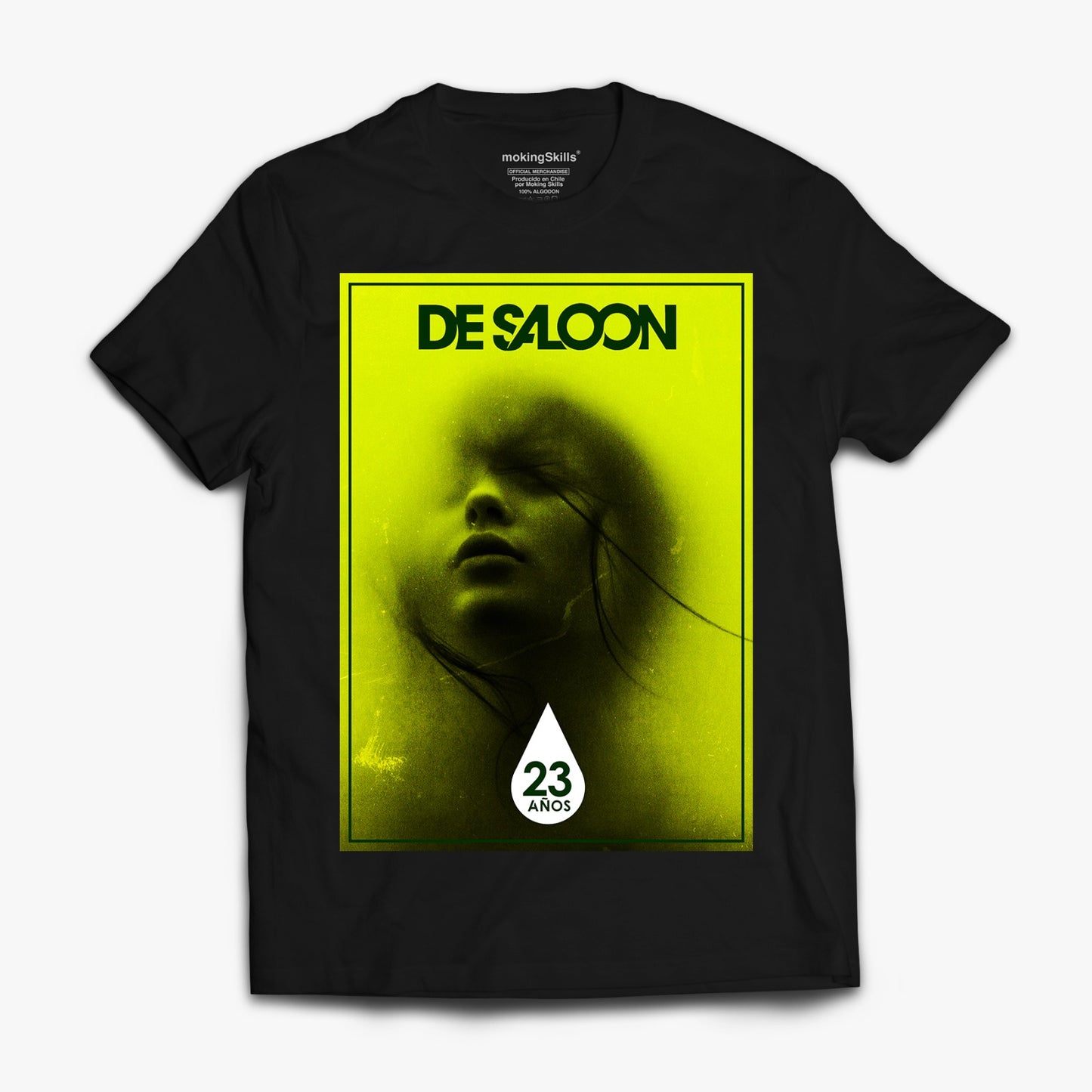 Polera Oficial  De Saloon - 23 Años - Negra