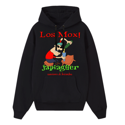 Poleron Hoodie Oficial Los Mox - Japiagüer - Negro