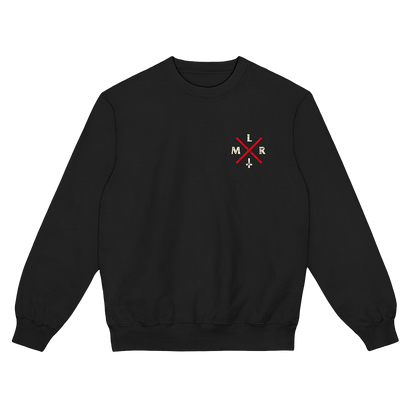 Poleron Crewneck Oficial La Mala Religión - Logo Negro