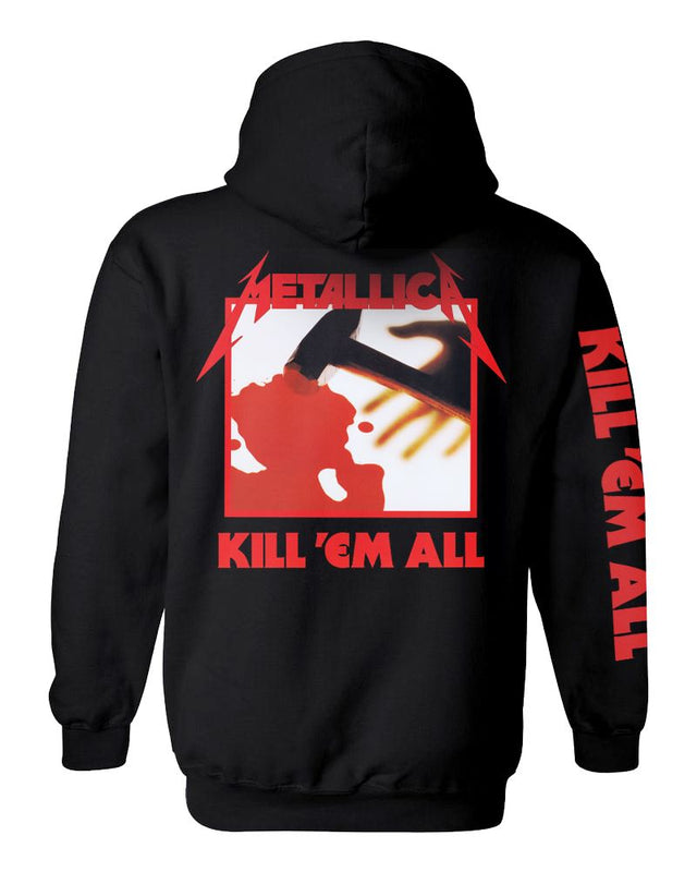 Poleron Hoodie Oficial - Metallica - Kill 'Em All - Negro