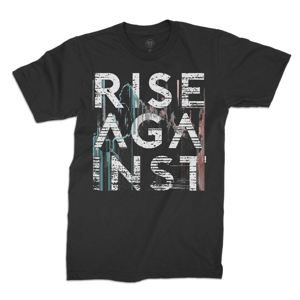 Polera Oficial Rise Against - Stacked Wolves - Negro