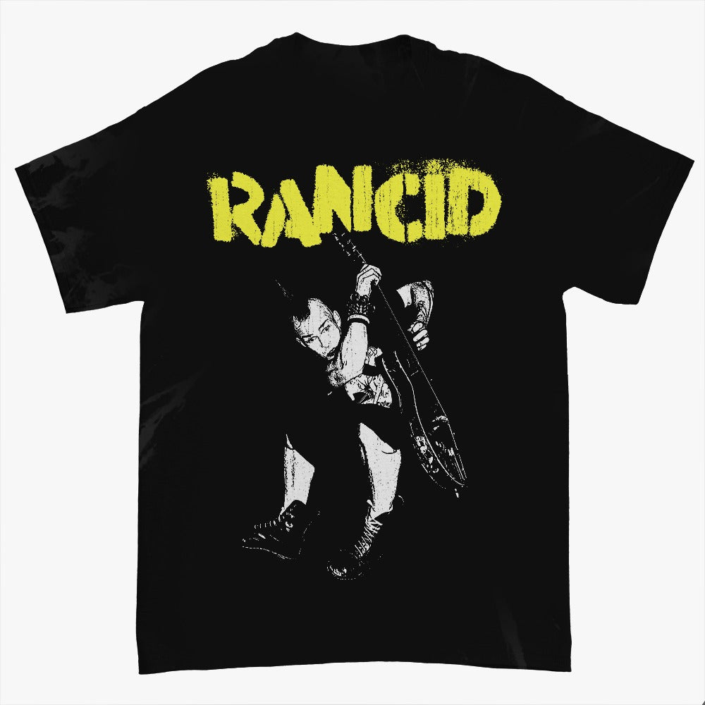 Polera Oficial - Rancid - Guitar - Negra