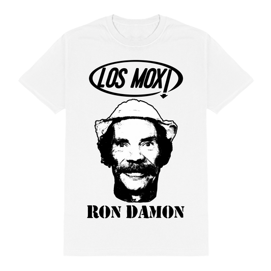 Polera Oficial Los Mox - Ron Damon - Blanco