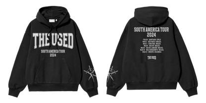 HOODIE OFICIAL THE USED - SOUTH AMERICAN TOUR - Pre Venta