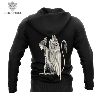 Poleron Zip Up Oficial Alcest - Spiritual Instinct - Negro