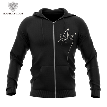 Poleron Zip Up Oficial Alcest - Spiritual Instinct - Negro