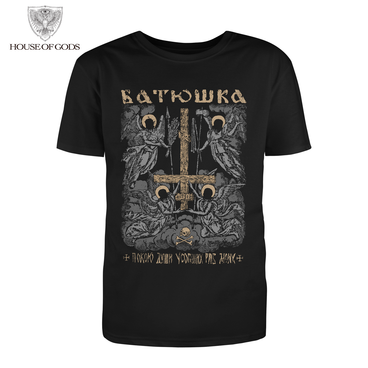 Polera Oficial Batushka - Angels - Negro