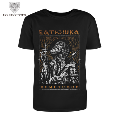 Polera Oficial Batushka - Sacerdote - Negro