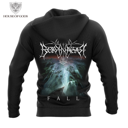 Poleron Zip Up Oficial Borknagar - Fall - Negro