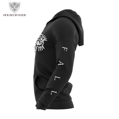 Poleron Zip Up Oficial Borknagar - Fall - Negro