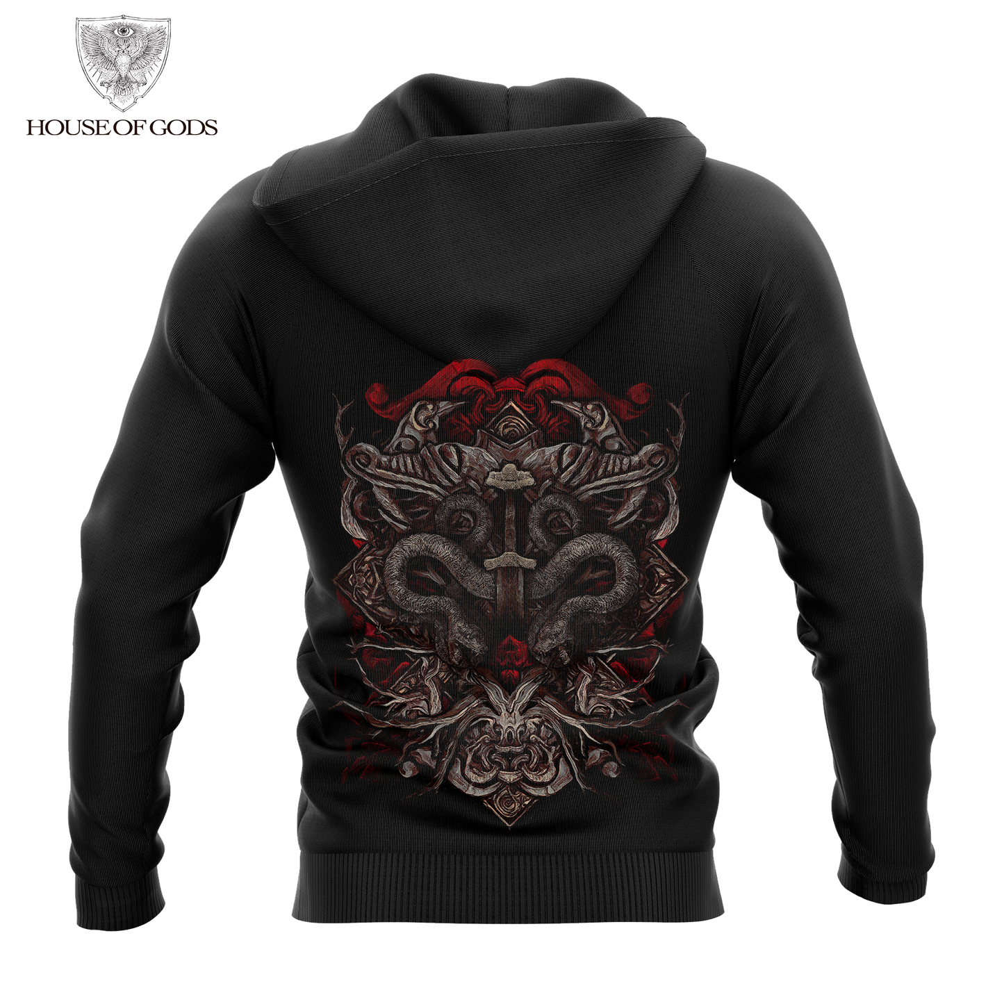 Poleron Zip Up Oficial Borknagar - When Chaos Call - Negro