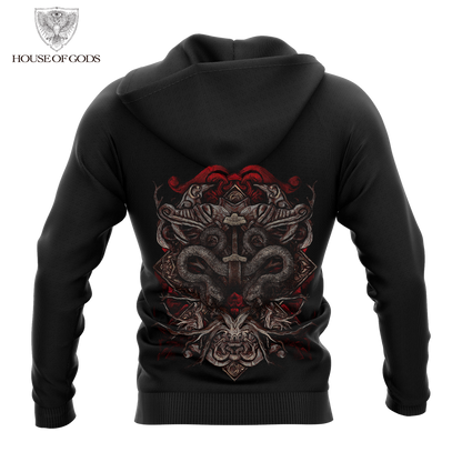 Poleron Zip Up Oficial Borknagar - When Chaos Call - Negro