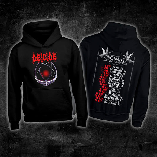 Poleron Hoodie Oficial - Deicide - Legion - Negro