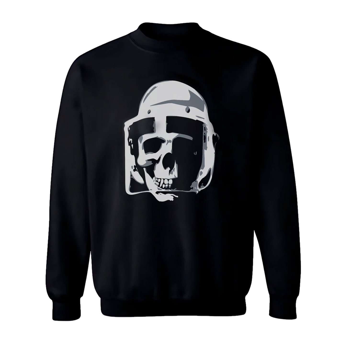 Poleron Oficial Crewneck Fiskales Ad-Hok - Lindo Momento Frente Al Caos - Negro