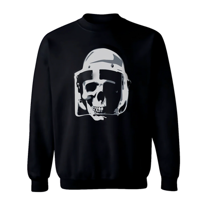 Poleron Oficial Crewneck Fiskales Ad-Hok - Lindo Momento Frente Al Caos - Negro