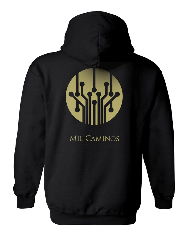 Poleron Hoodie Oficial - Lucybell - Mil Caminos 2023 - Negro