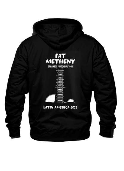 Poleran Hoodie Oficial Pat Metheny - Dreambox/Moondial Tour - Negro