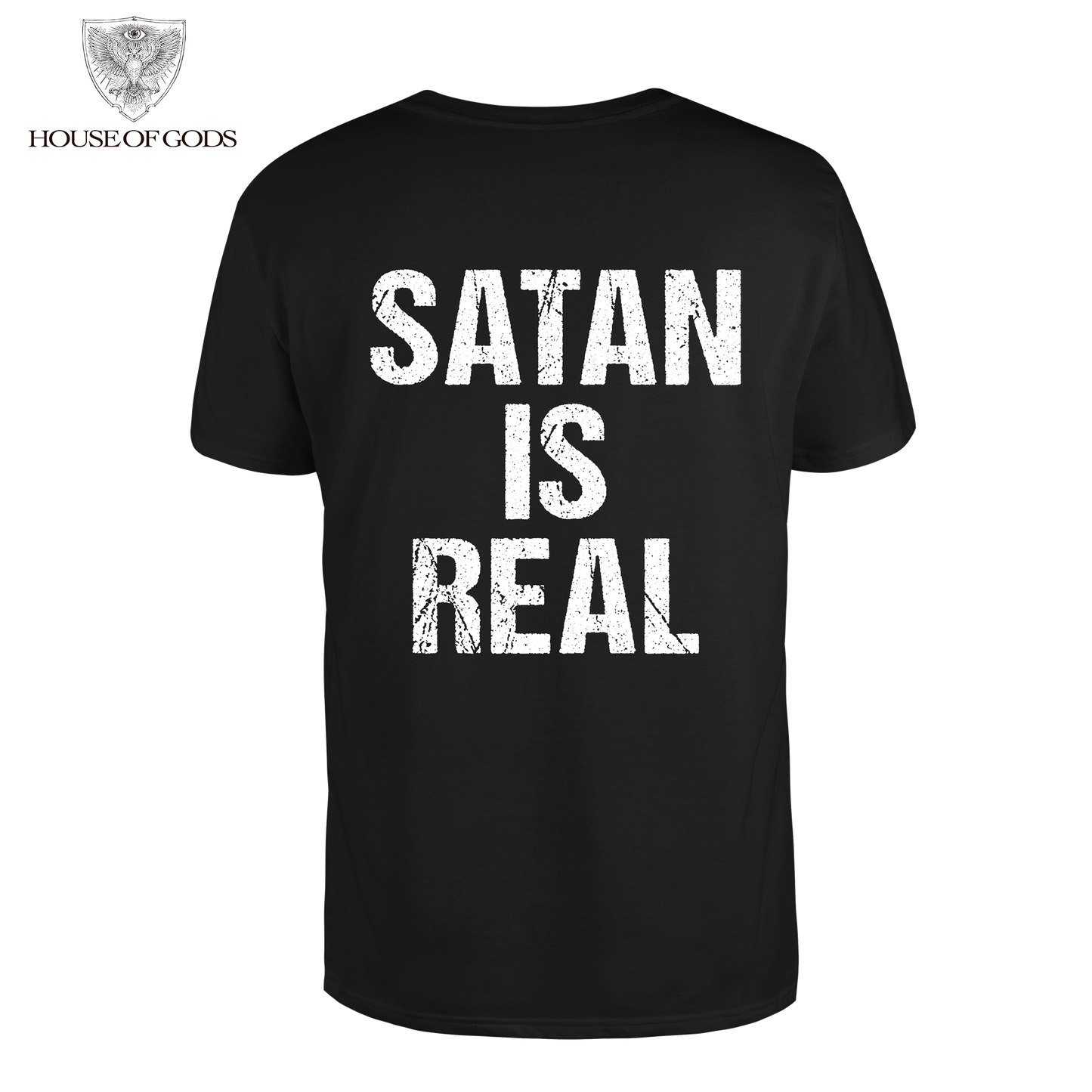 Polera Oficial Kreator - Logo (Satan is Real) - Negro