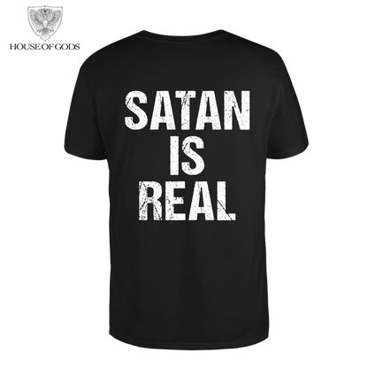 Polera Oficial Kreator - Logo (Satan is Real) - Negro