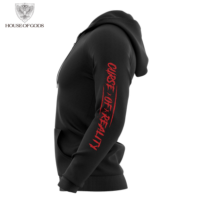 Poleron Zip Up Oficial Kreator - Curse of Reality - Negro